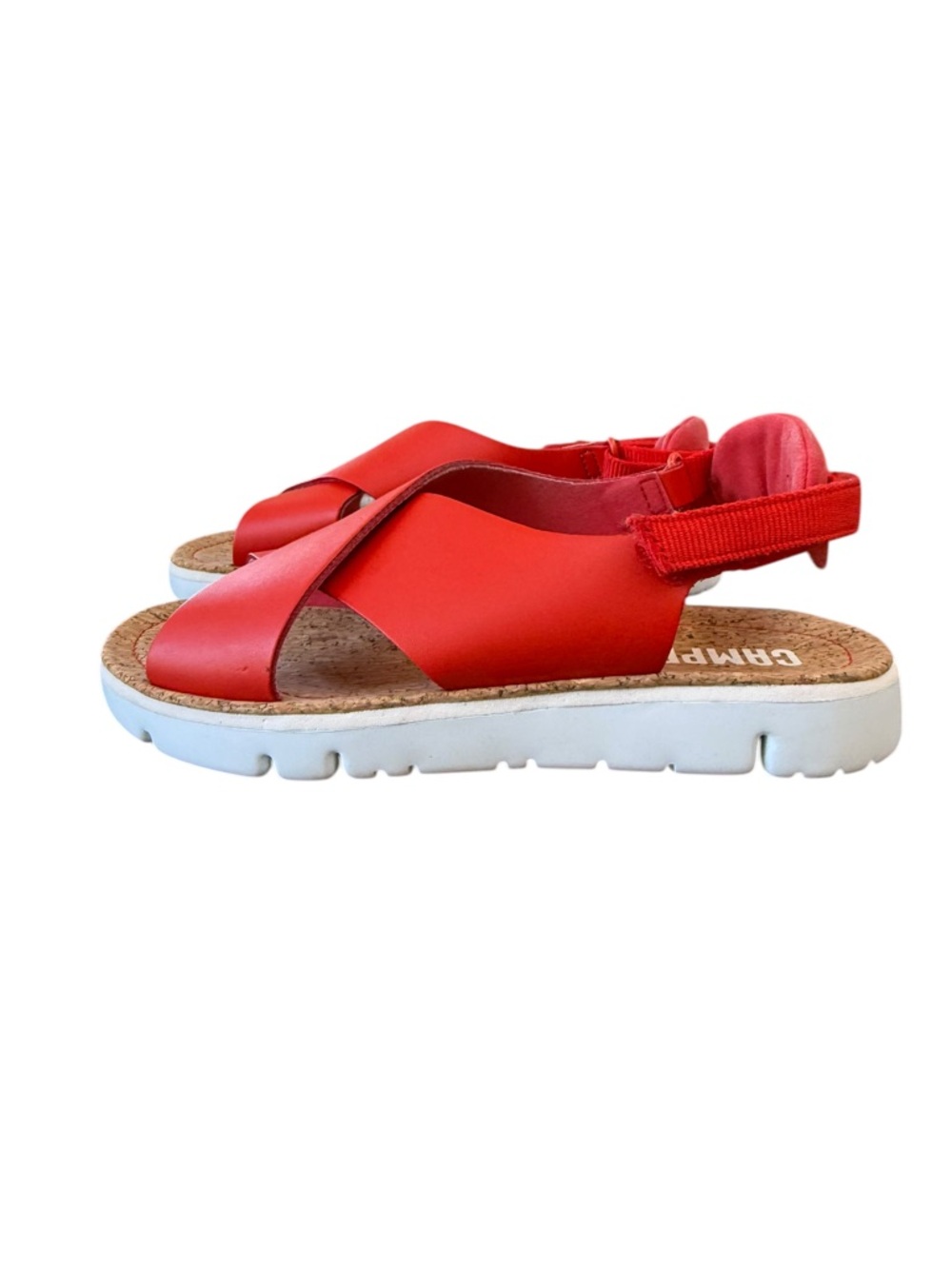 Camper Oruga Red Leather Sandals – EU39/US8.5 - Picture 4 of 8